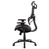 Kancelářská židle, synchronní mechanismus, černá síťovina, KA-A188 BK