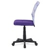 Dětská židle, výškově nastavitelná, fialová síťovina, KA-2325 PUR