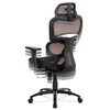 Kancelářská židle, synchronní mechanismus, černá síťovina, KA-A188 BK