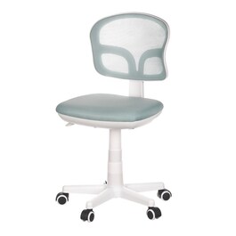 Dětská židle, výškově nastavitelná, modrá síťovina, KA-C801 BLUE