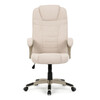 Kancelářské křeslo, houpací mechanismus, béžová látka, KA-C713 CRM2