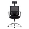 Kancelářská židle, synchronní mechanismus, černá síťovina, KA-B1083 BK
