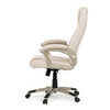 Kancelářské křeslo, houpací mechanismus, béžová látka, KA-C713 CRM2