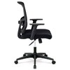 Kancelářská židle, houpací mechanismus, černá síťovina, KA-B1012 BK