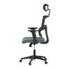 Kancelářská židle, houpací mechanismus, šedá síťovina, KA-B1025 GREY