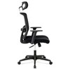 Kancelářská židle, houpací mechanismus, černá síťovina, KA-B1013 BK