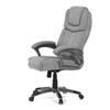 Kancelářské křeslo, houpací mechanismus, šedá látka, KA-C715 GREY2