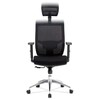 Kancelářská židle, synchronní mechanismus, černá síťovina, KA-B1083 BK
