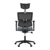 Kancelářská židle, houpací mechanismus, šedá síťovina, KA-B1025 GREY