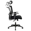 Kancelářská židle, houpací mechanismus, černá síťovina, KA-B1013 BK