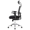 Kancelářská židle, synchronní mechanismus, černá síťovina, KA-B1083 BK
