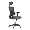 Kancelářská židle, houpací mechanismus, šedá síťovina, KA-B1025 GREY