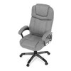 Kancelářské křeslo, houpací mechanismus, šedá látka, KA-C715 GREY2