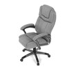 Kancelářské křeslo, houpací mechanismus, šedá látka, KA-C715 GREY2