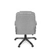 Kancelářské křeslo, houpací mechanismus, šedá látka, KA-C715 GREY2