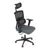 Kancelářská židle, houpací mechanismus, šedá síťovina, KA-B1025 GREY