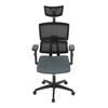 Kancelářská židle, houpací mechanismus, šedá síťovina, KA-B1025 GREY