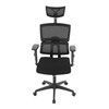 Kancelářská židle, houpací mechanismus, černá síťovina, KA-B1025 BK