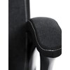 Kancelářské křeslo, houpací mechanismus, černá látka, KA-C715 BK2