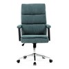Kancelářské křeslo, houpací mechanismus, zelená látka, KA-D8204 GRN2