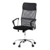 Kancelářská židle, houpací mechanismus, šedá síťovina, KA-E305 GREY