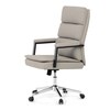 Kancelářské křeslo, houpací mechanismus, béžová ekokůže, KA-D8104 SIL