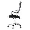 Kancelářská židle, houpací mechanismus, šedá síťovina, KA-E305 GREY