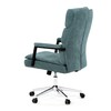 Kancelářské křeslo, houpací mechanismus, zelená látka, KA-D8204 GRN2