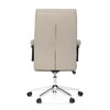 Kancelářské křeslo, houpací mechanismus, béžová ekokůže, KA-D8104 SIL