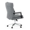 Kancelářské křeslo, houpací mechanismus, šedá látka, KA-D8204 GREY2