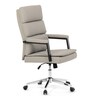 Kancelářské křeslo, houpací mechanismus, béžová ekokůže, KA-D8104 SIL