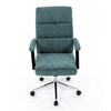 Kancelářské křeslo, houpací mechanismus, zelená látka, KA-D8204 GRN2