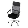 Kancelářská židle, houpací mechanismus, šedá síťovina, KA-E305 GREY