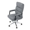 Kancelářské křeslo, houpací mechanismus, šedá látka, KA-D8204 GREY2
