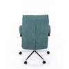 Kancelářské křeslo, houpací mechanismus, zelená látka, KA-D8204 GRN2