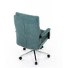 Kancelářské křeslo, houpací mechanismus, zelená látka, KA-D8204 GRN2