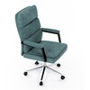 Kancelářské křeslo, houpací mechanismus, zelená látka, KA-D8204 GRN2