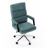 Kancelářské křeslo, houpací mechanismus, zelená látka, KA-D8204 GRN2