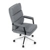 Kancelářské křeslo, houpací mechanismus, šedá látka, KA-D8204 GREY2