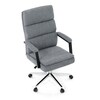 Kancelářské křeslo, houpací mechanismus, šedá látka, KA-D8204 GREY2