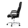 Kancelářské křeslo, houpací mechanismus, černá ekokůže, KA-F1385 BK