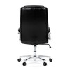 Kancelářské křeslo, houpací mechanismus, černá ekokůže, KA-F1385 BK