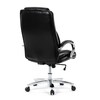 Kancelářské křeslo, houpací mechanismus, černá ekokůže, KA-F1385 BK