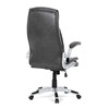 Kancelářské křeslo, houpací mechanismus, šedá ekokůže, KA-F1218 GREY