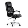 Kancelářské křeslo, houpací mechanismus, černá ekokůže, KA-F1385 BK