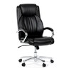 Kancelářské křeslo, houpací mechanismus, černá ekokůže, KA-F1385 BK
