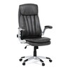Kancelářské křeslo, houpací mechanismus, šedá ekokůže, KA-F1218 GREY
