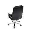 Kancelářské křeslo, houpací mechanismus, černá ekokůže, KA-F1385 BK