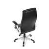 Kancelářské křeslo, houpací mechanismus, černá ekokůže, KA-F1218 BK