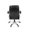 Kancelářské křeslo, houpací mechanismus, černá ekokůže, KA-F1218 BK